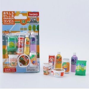 NEW Iwako Omokeshi Set Puzzle Eraser